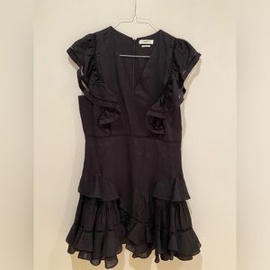 Isabel marant black linen dress